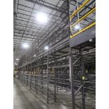 12) sections of pallet racking