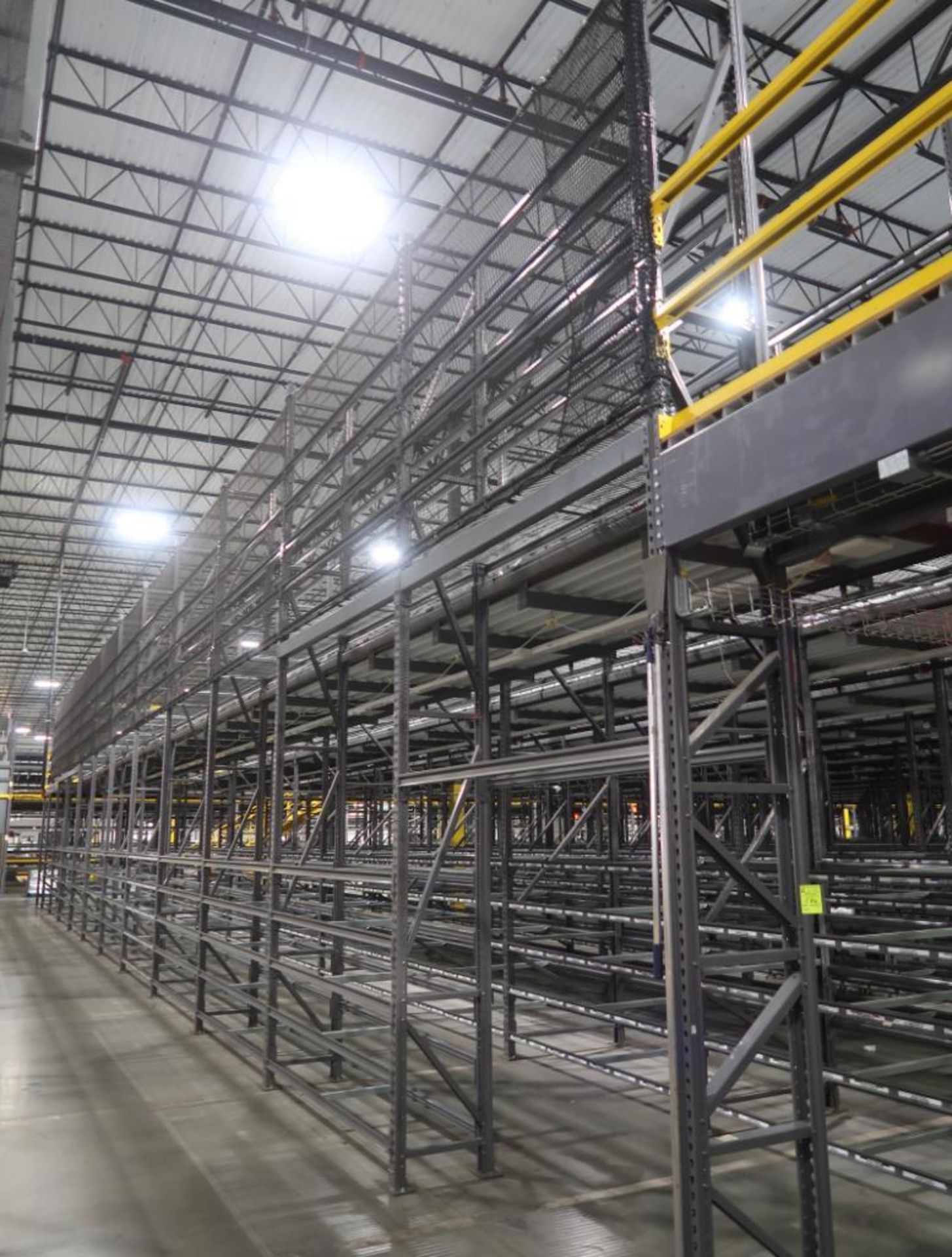12) sections of pallet racking
