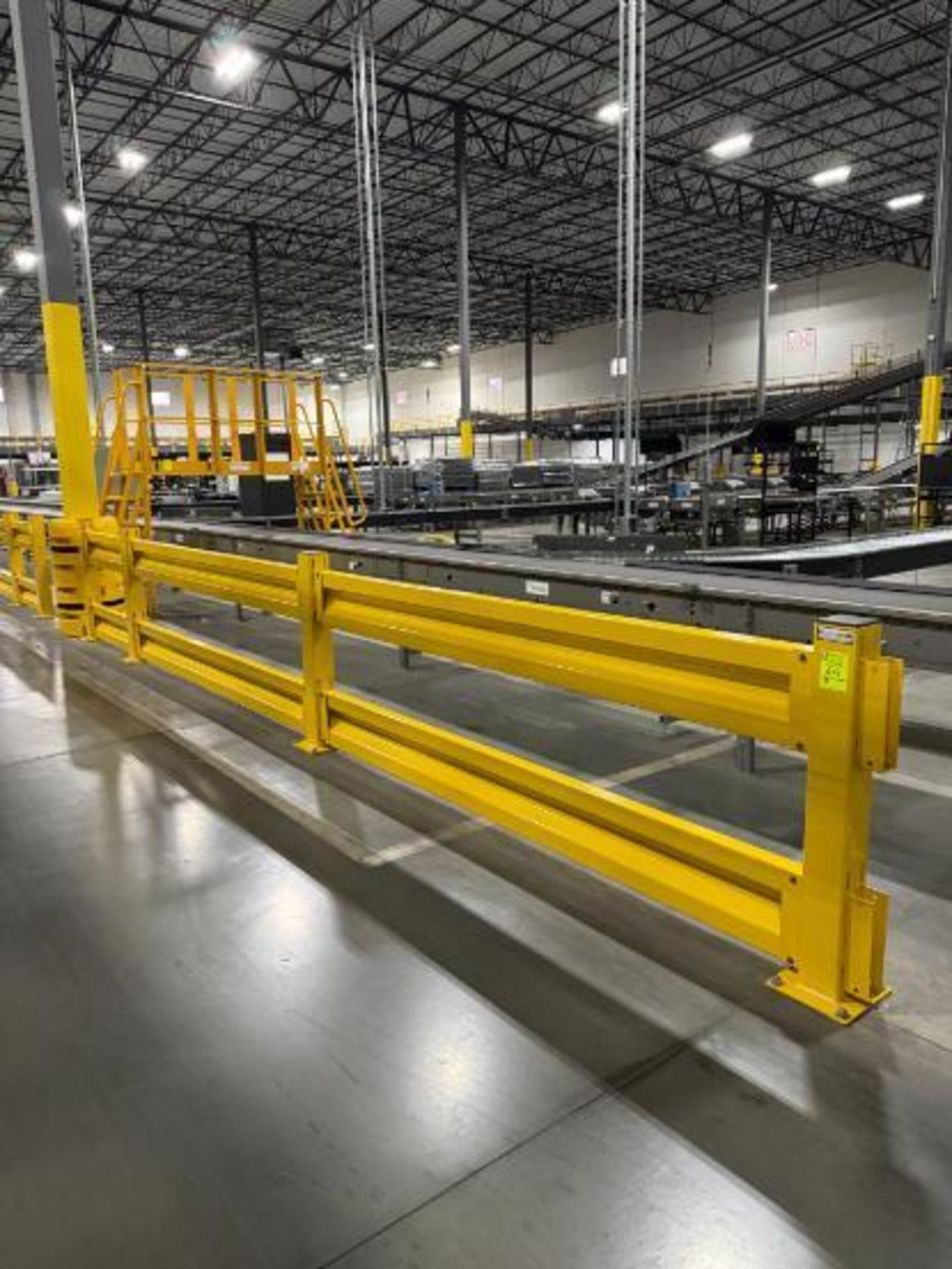 warehouse divider fence, 5) sections - Image 2 of 2