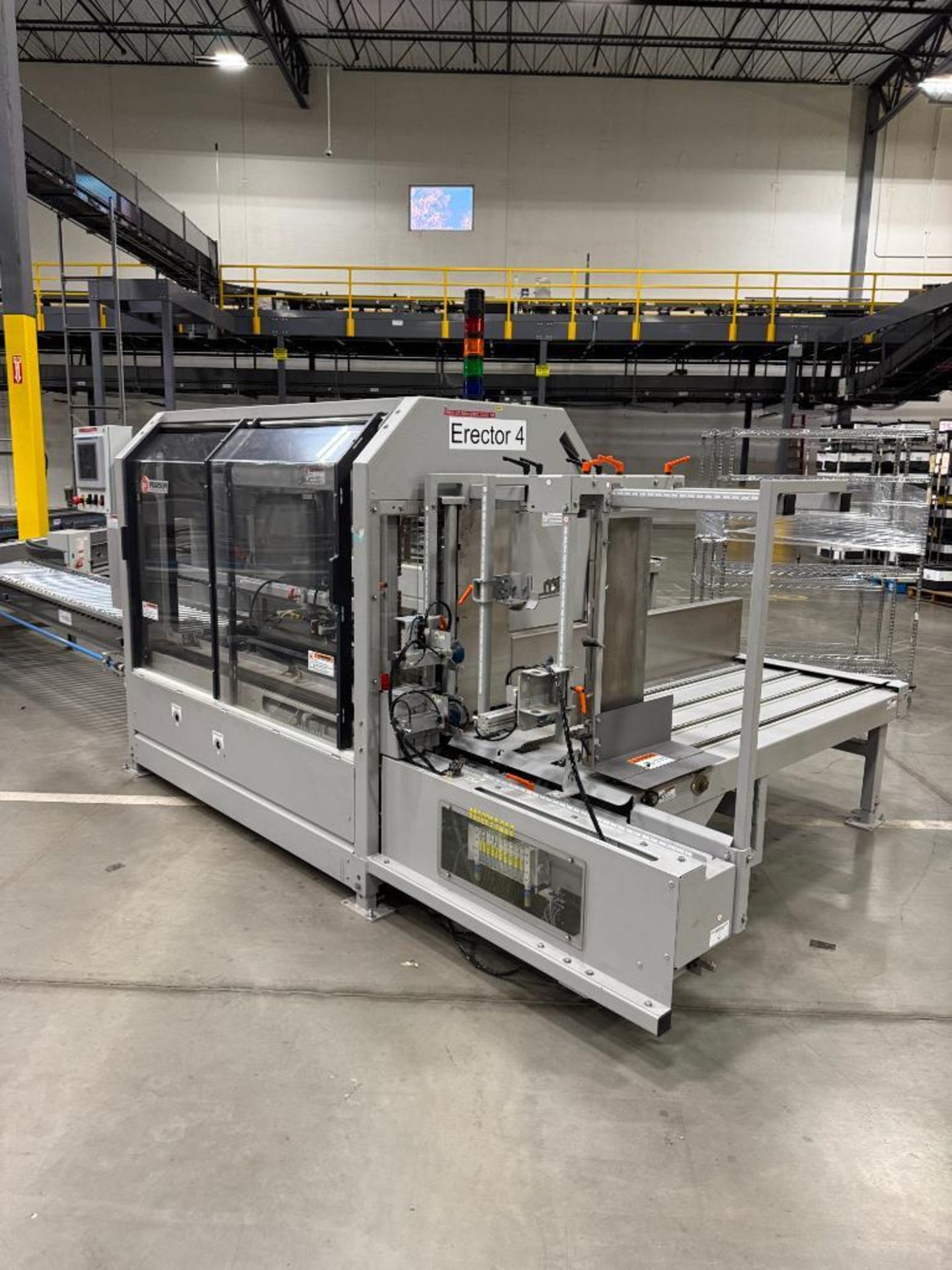 Pearson Packaging case erector, cardboard box builder - Image 2 of 7