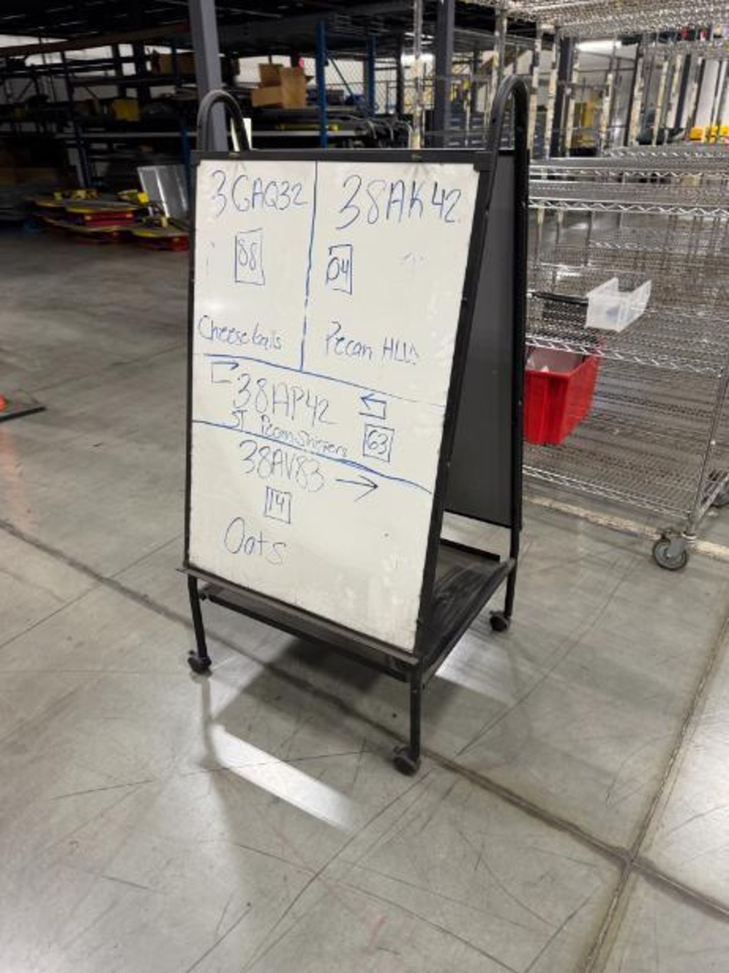 white board A-frame - Image 2 of 2
