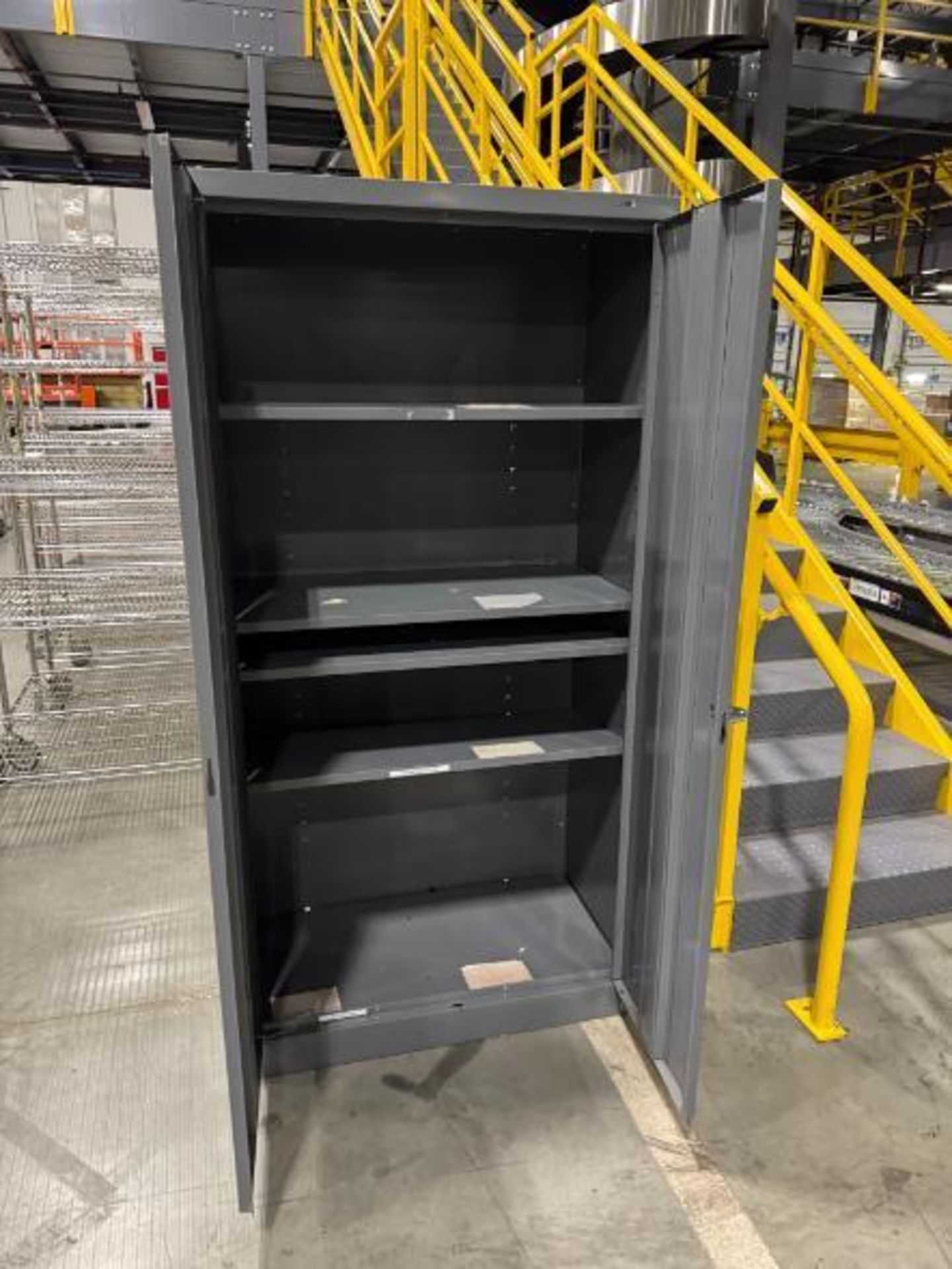 steel supply cabinet - Image 2 of 2