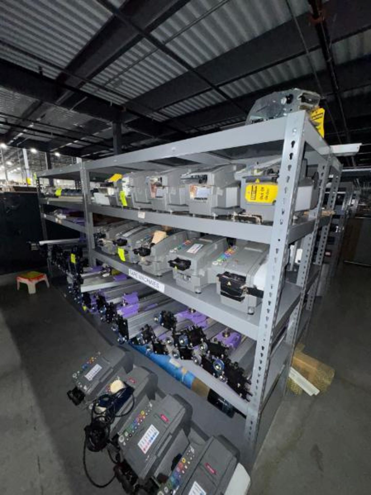 warehouse shelving unit, no contents - Image 2 of 2