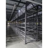 12) sections of pallet racking