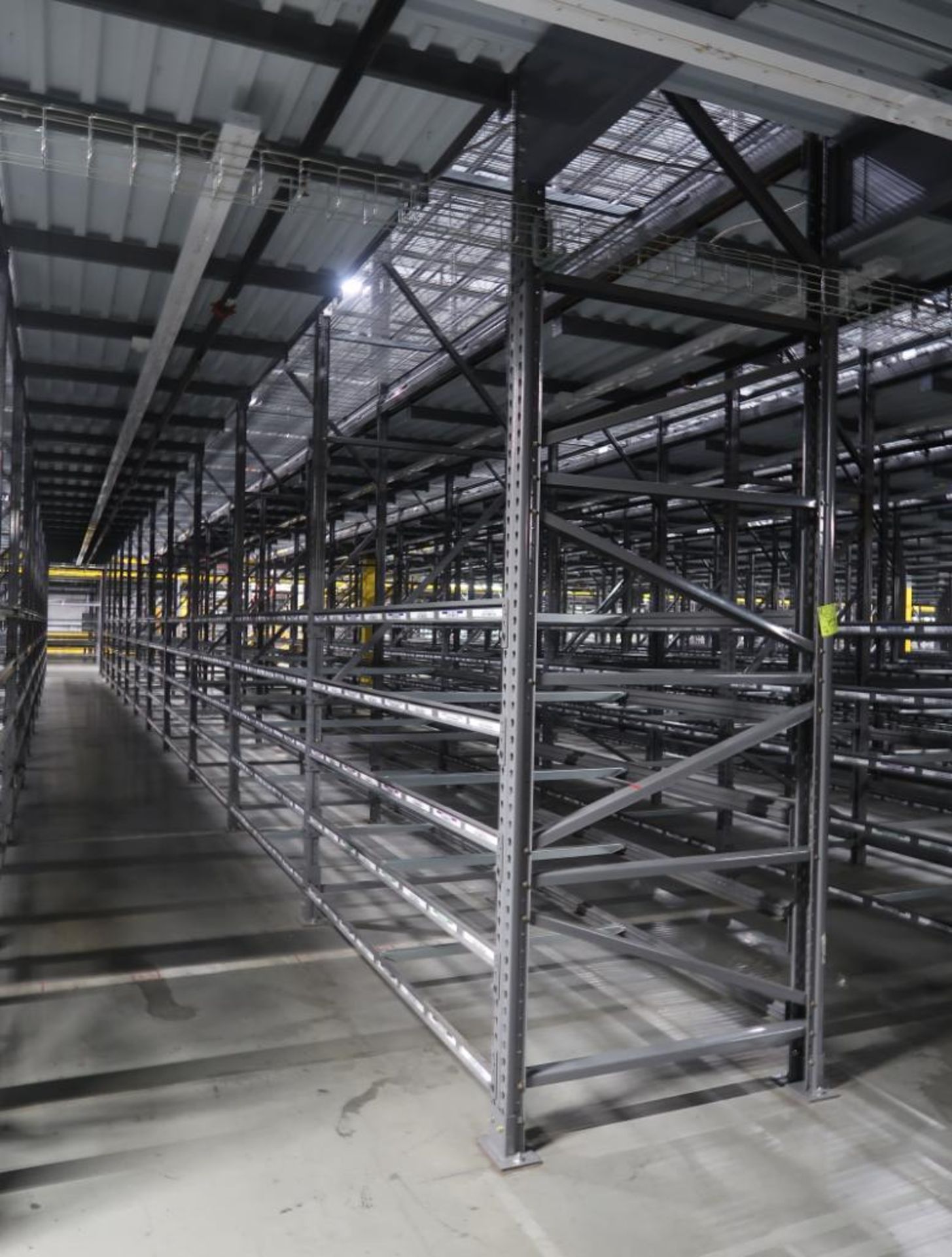 12) sections of pallet racking
