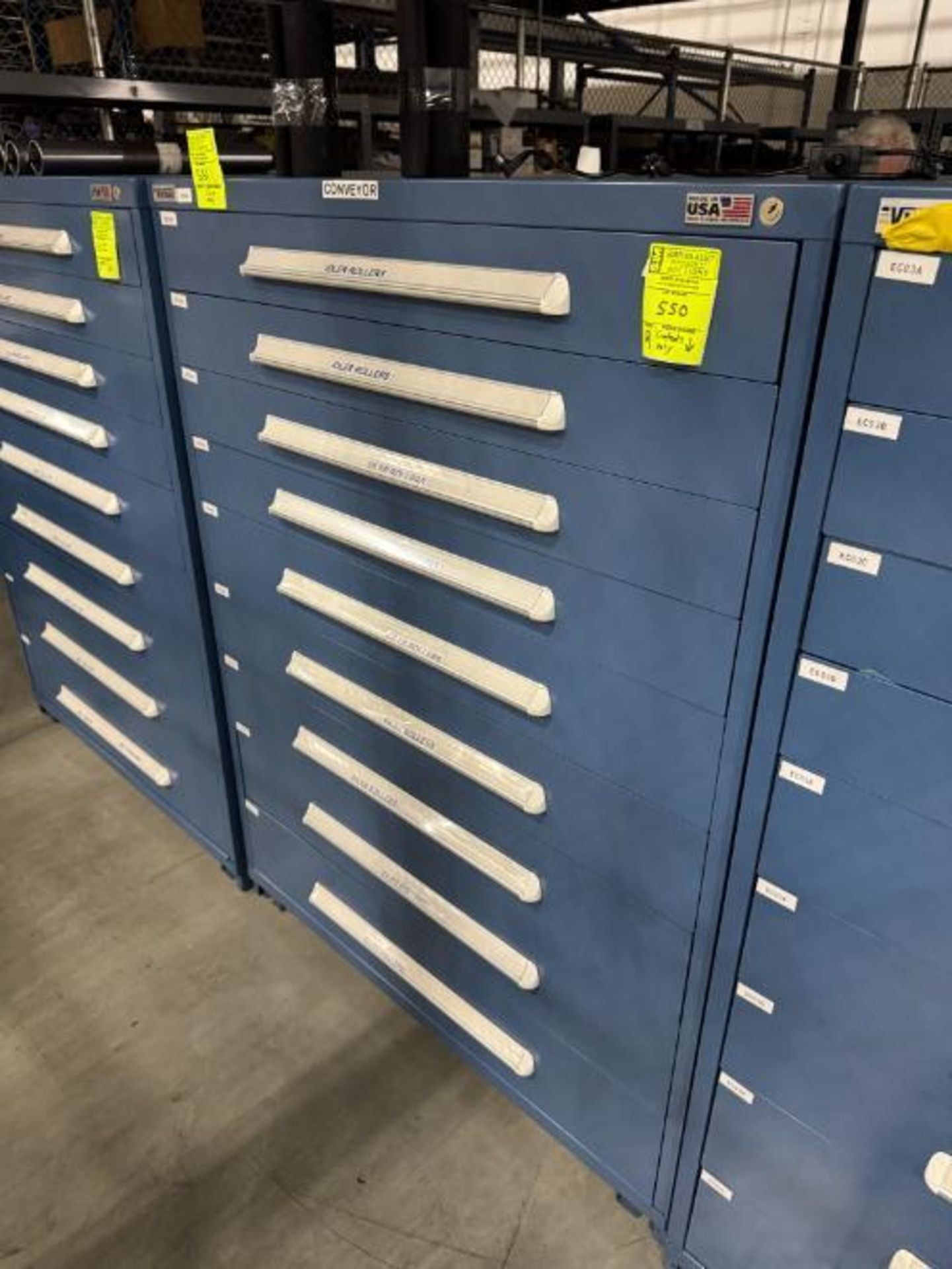 Vidmar 9-drawer parts cabinet, no contents - Image 2 of 2