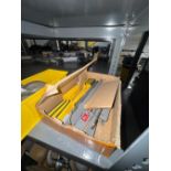 contents of 2) shelves- parts for carts