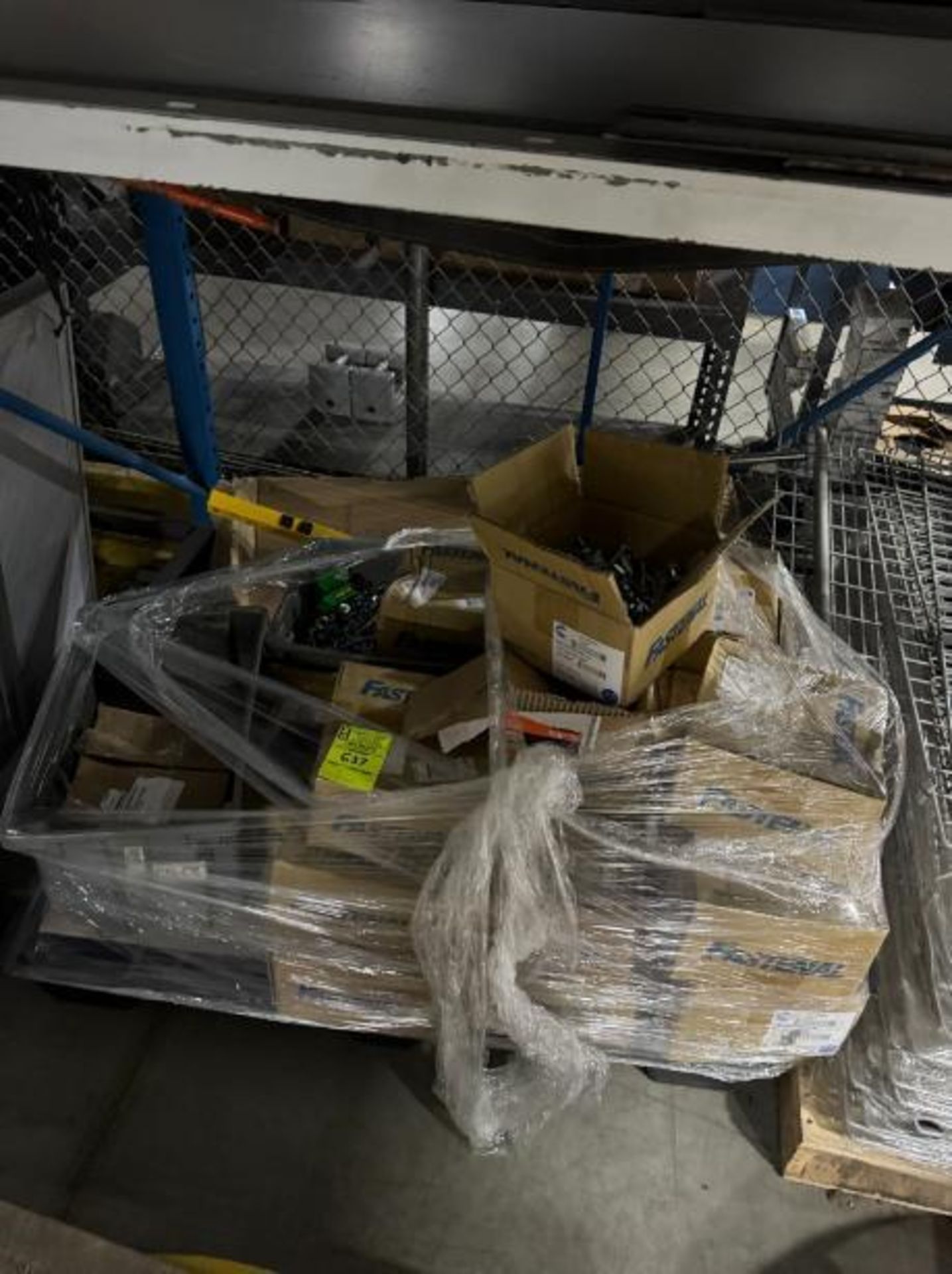 pallet of bolts & nuts