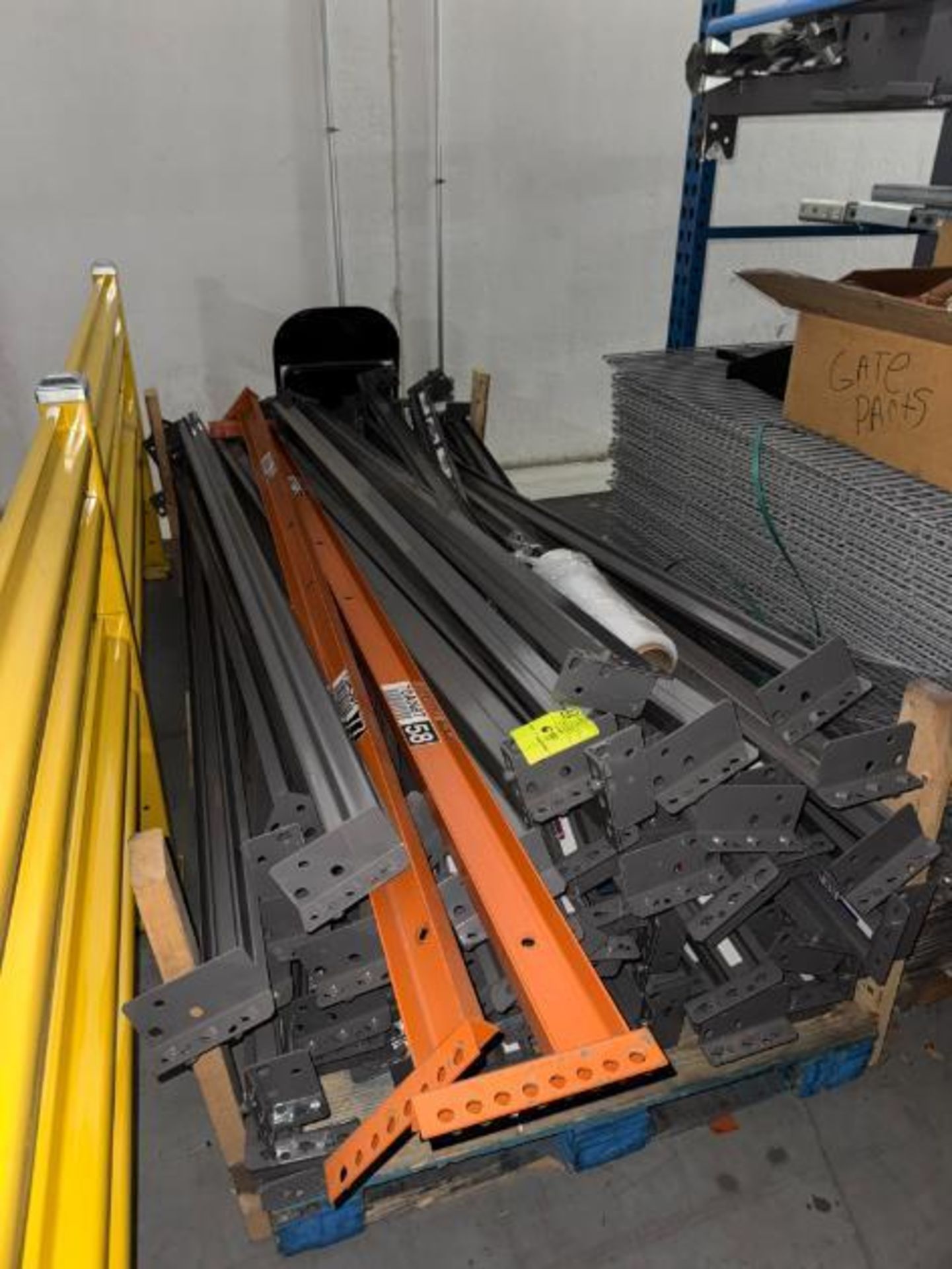 pallet of pallet racking beams