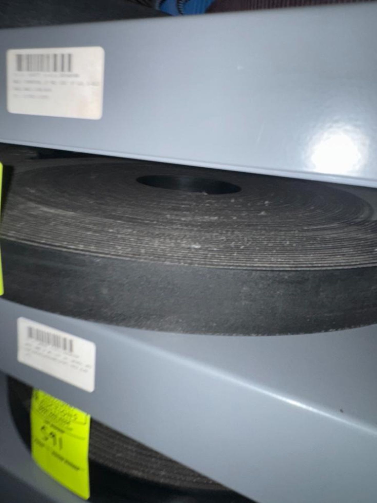 contents of shelf- 2" conveyor belts