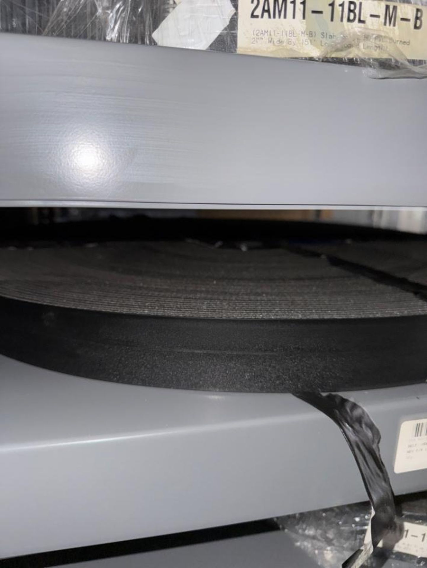 contents of shelf- 2" conveyor belts