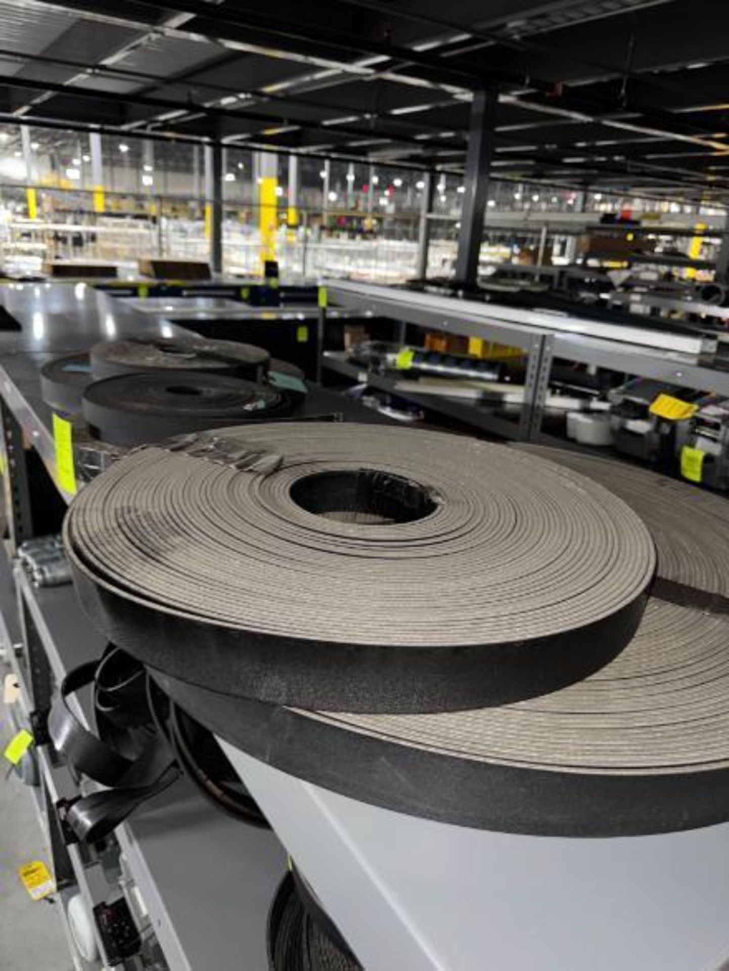 contents of shelf- 2" conveyor belts