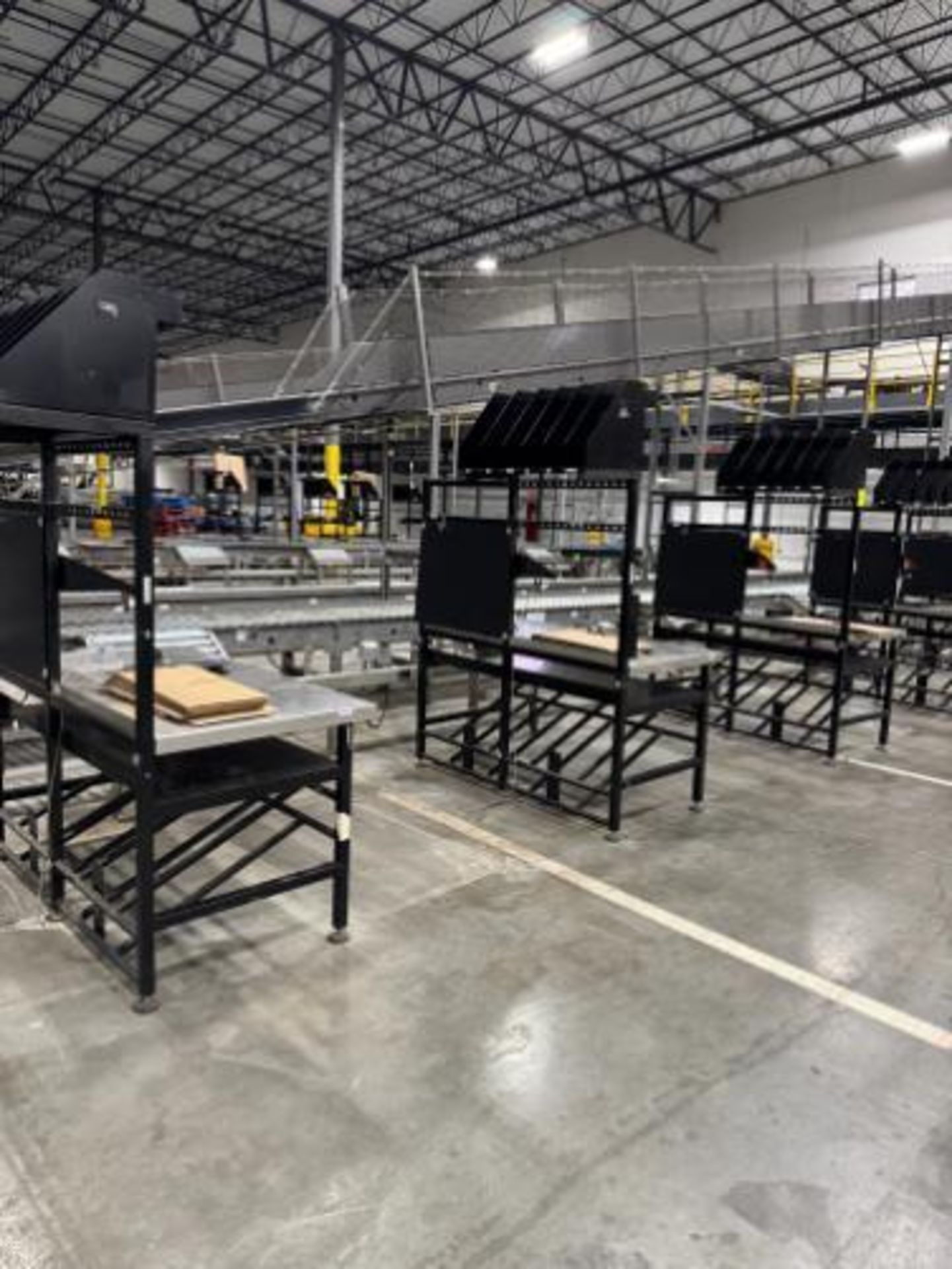 steel frame work benches w/ stainless work surface - Image 3 of 3