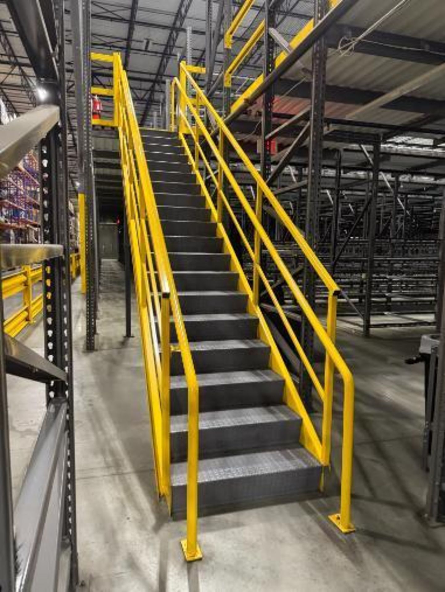 steel stairway w/ hand rails - Image 2 of 2