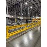 warehouse divider fence, 5) sections