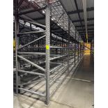 10) sections of pallet racking