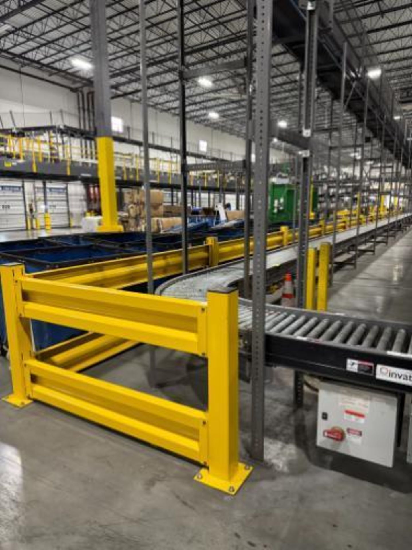 warehouse divider fence, 12) sections - Image 2 of 3