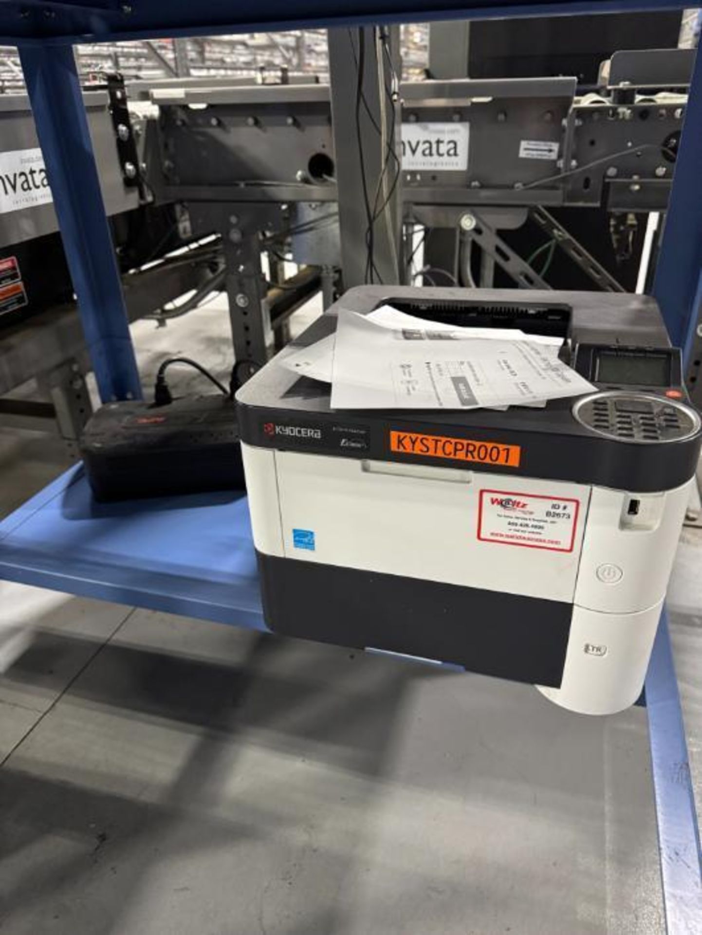 receiving desk w/ Kyocera laser printer - Image 3 of 3
