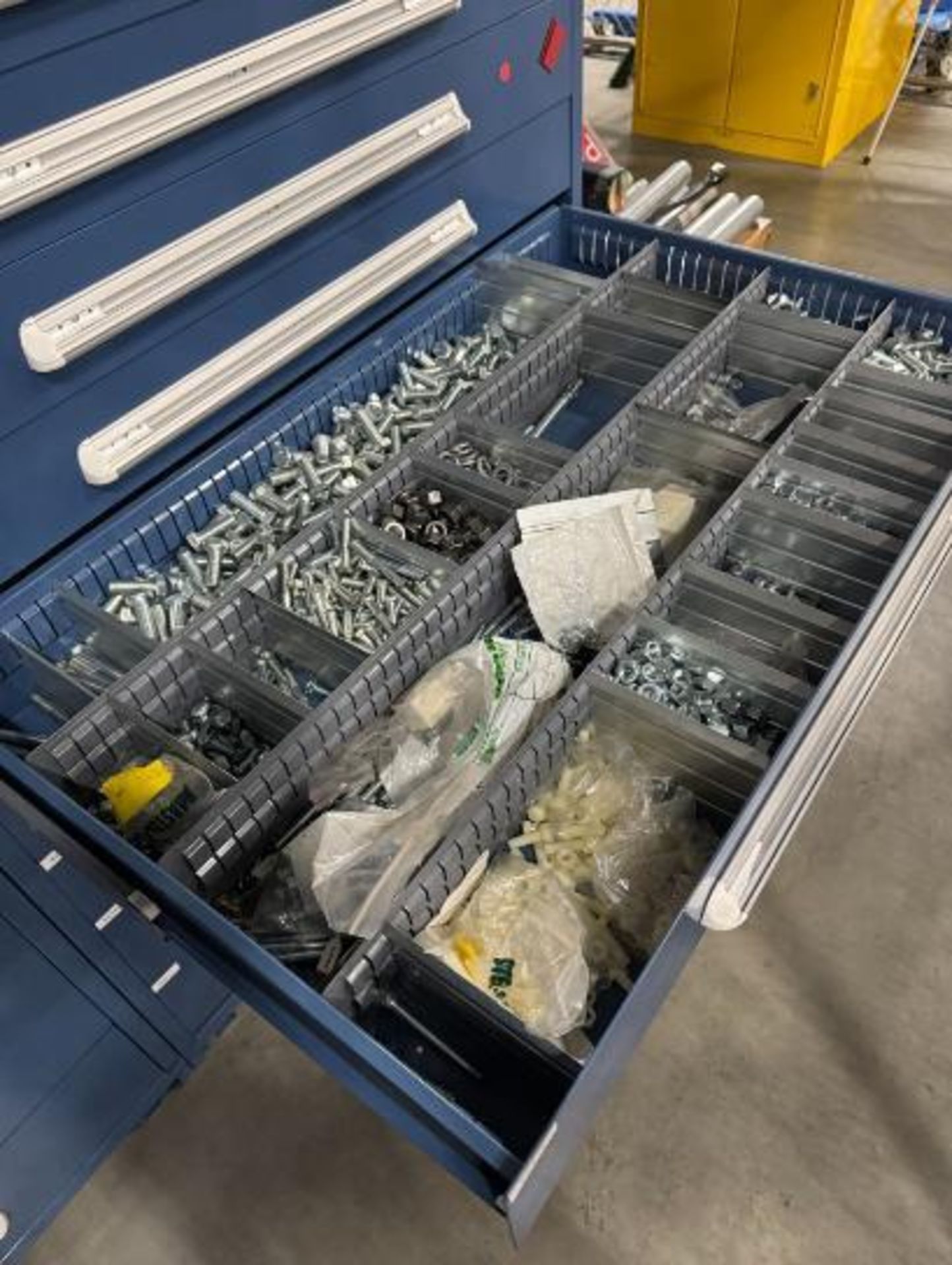 contents of 2) drawers- assorted nuts & bolts - Image 2 of 4