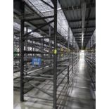 12) sections of pallet racking