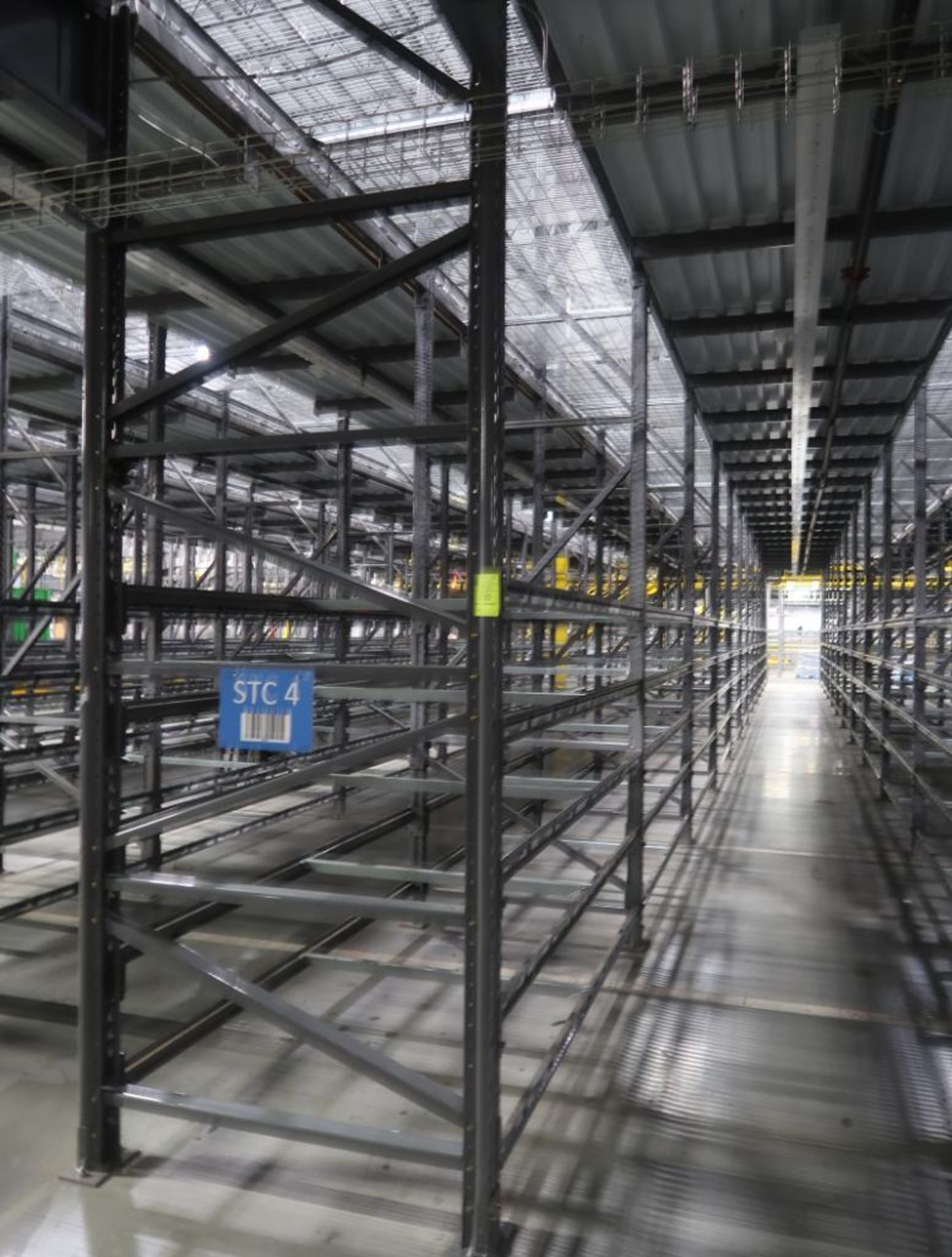 12) sections of pallet racking