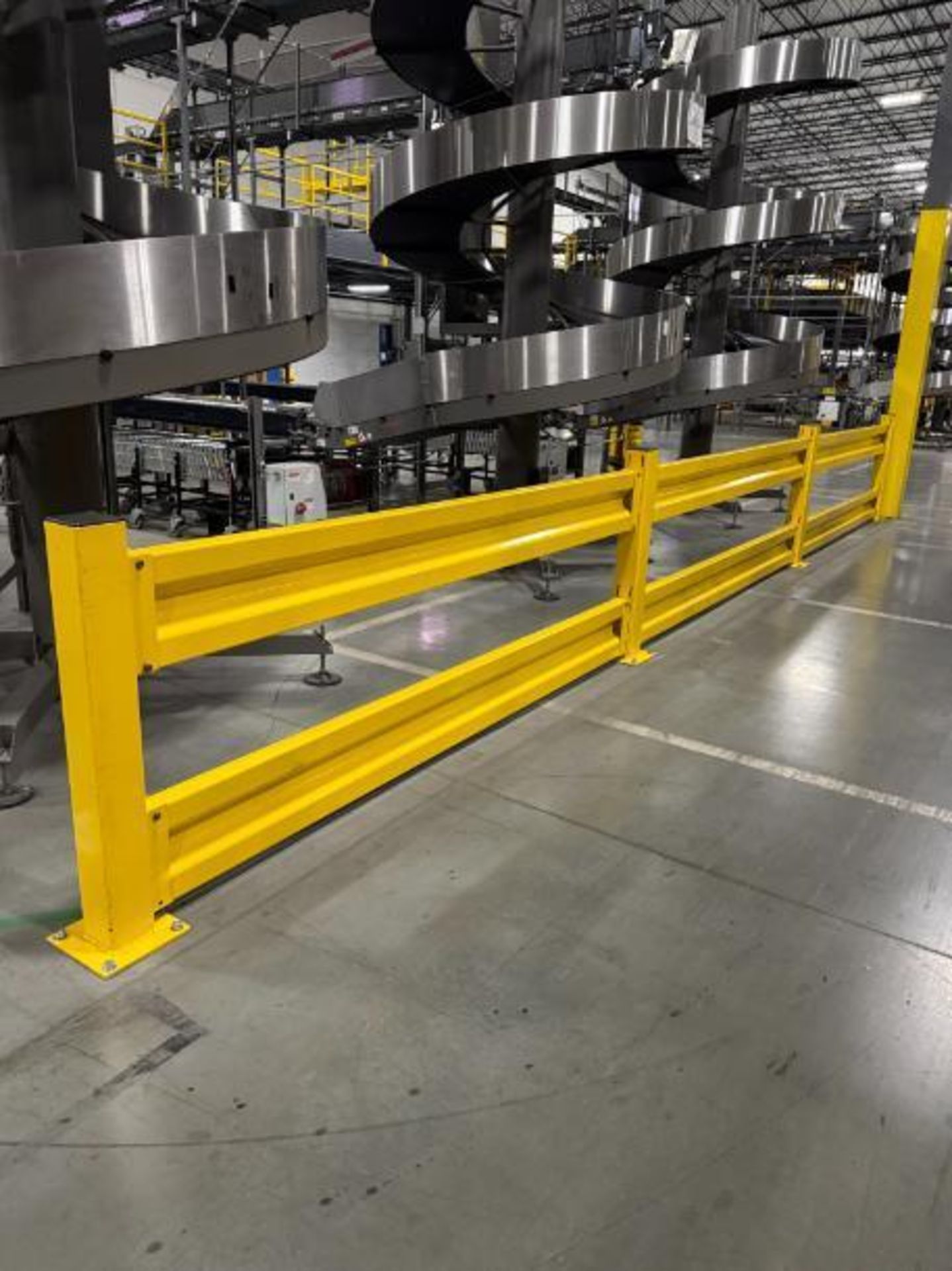 warehouse divider fence, 3) sections - Image 2 of 2