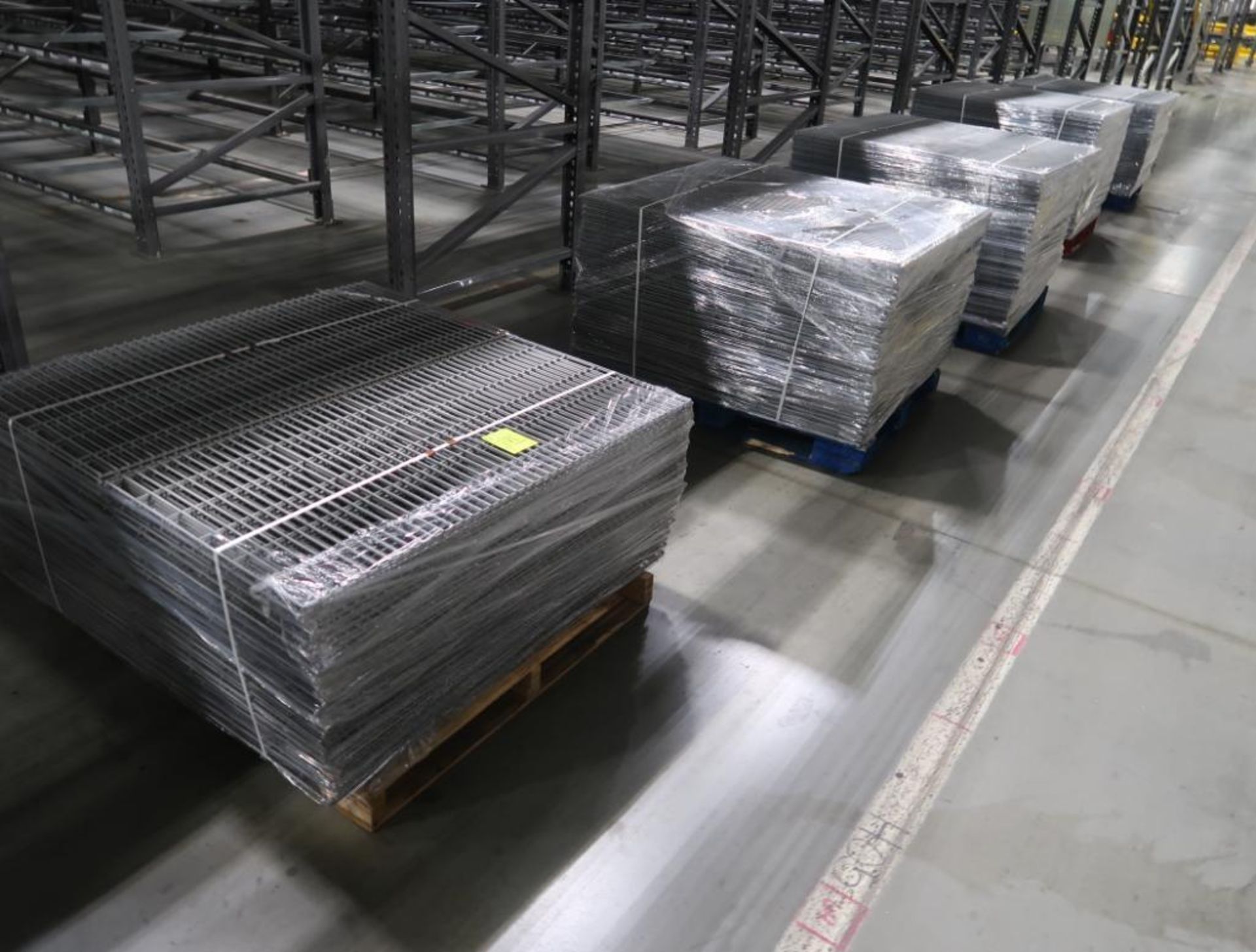 pallets of pallet racking decking