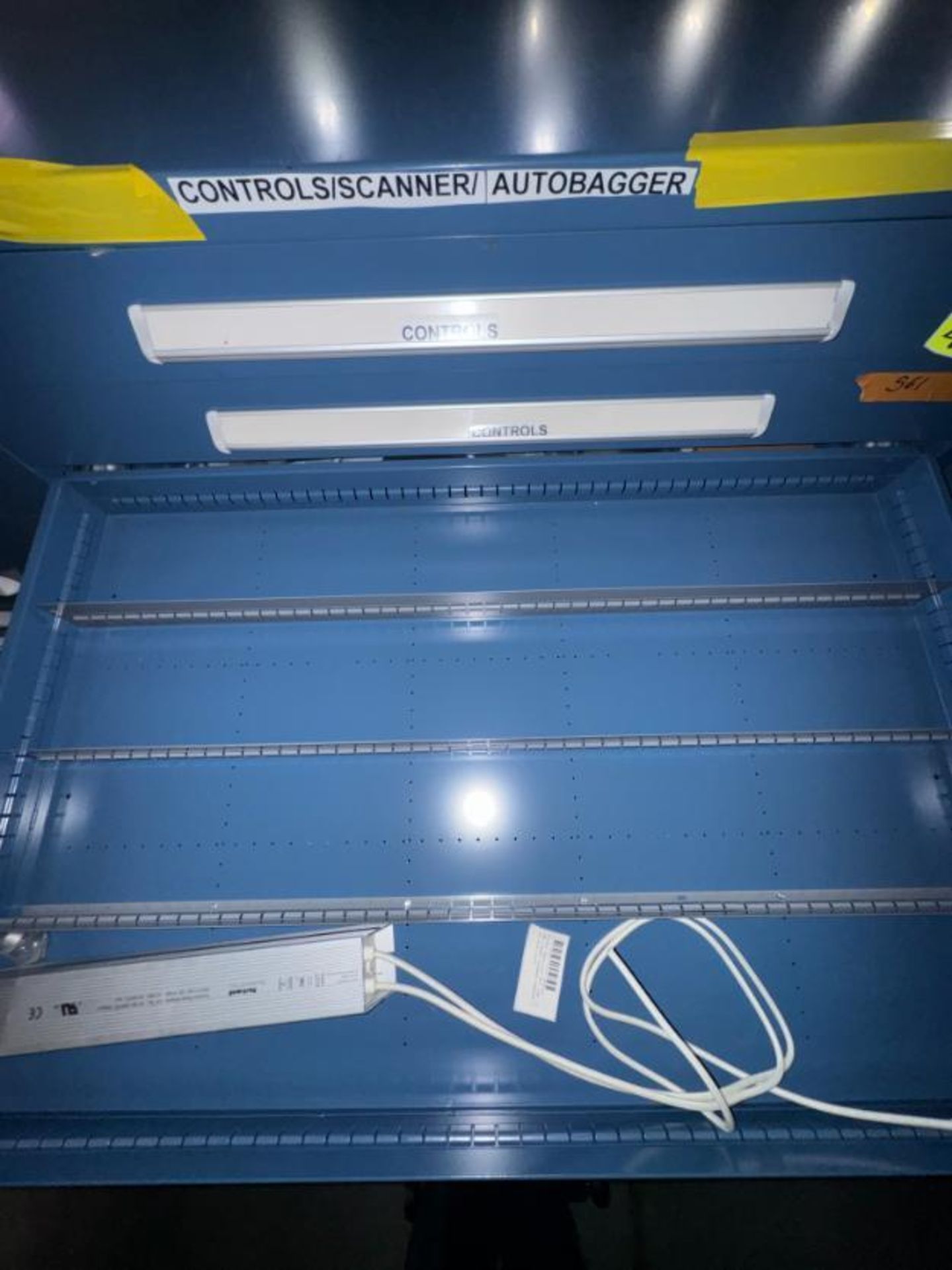 contents of 4) drawers- controls, braking resistor, CAT 6 UTP cable - Image 3 of 4