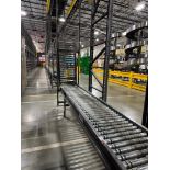 Invata powered roller conveyor w/ 5' bridge & 90 turn