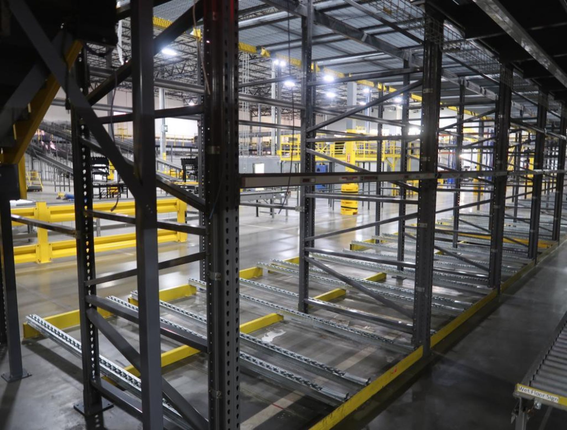 23) sections of pallet racking w/ gravity flow rollers - Image 2 of 8