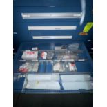 contents of drawer- tape dispenser parts, etc