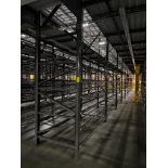 10) sections of pallet racking