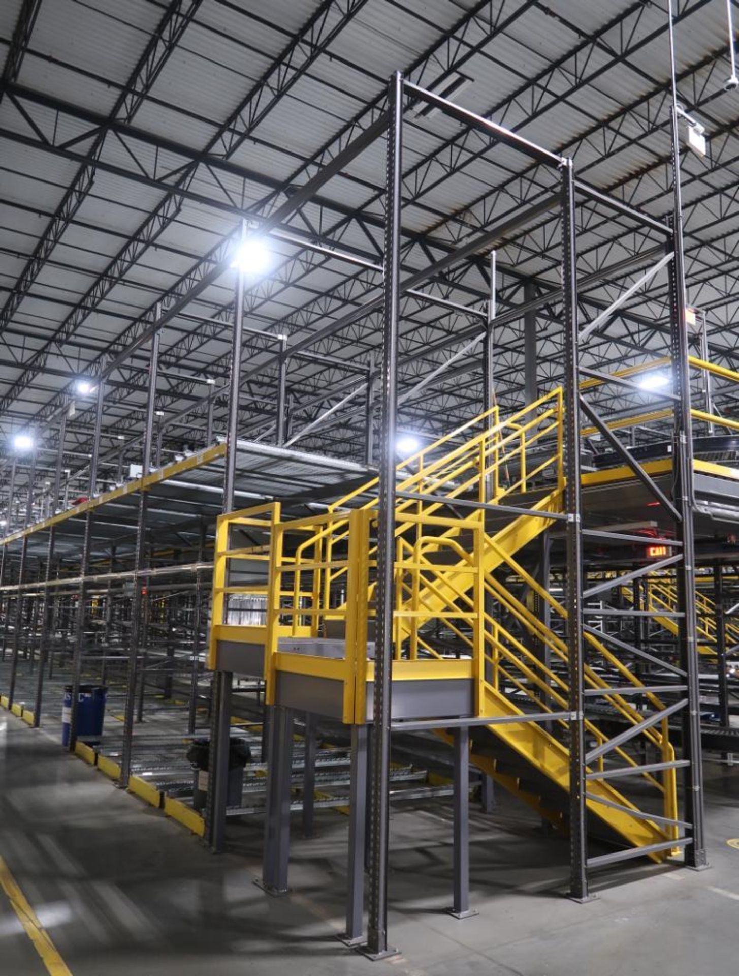 11) sections of pallet racking w/ gravity flow rollers - Image 2 of 7