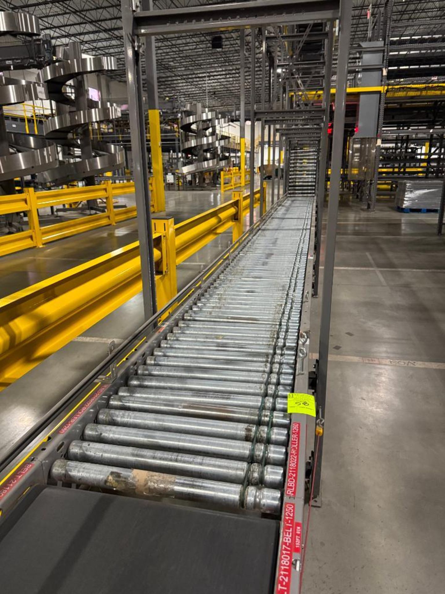 Invata powered roller conveyor w/ 5' bridge