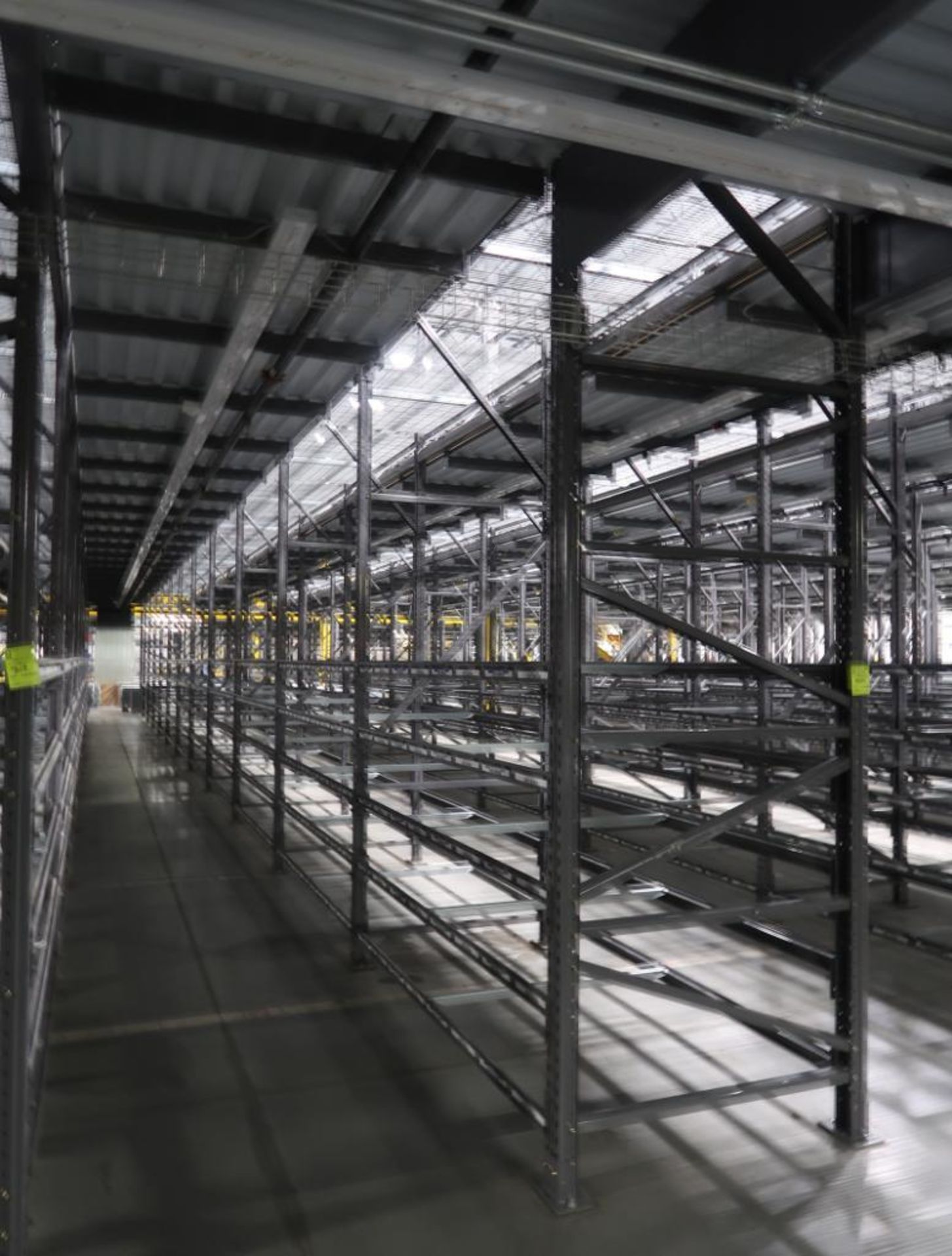 12) sections of pallet racking