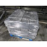 pallets of pallet racking divider rails
