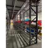 10) sections of pallet racking