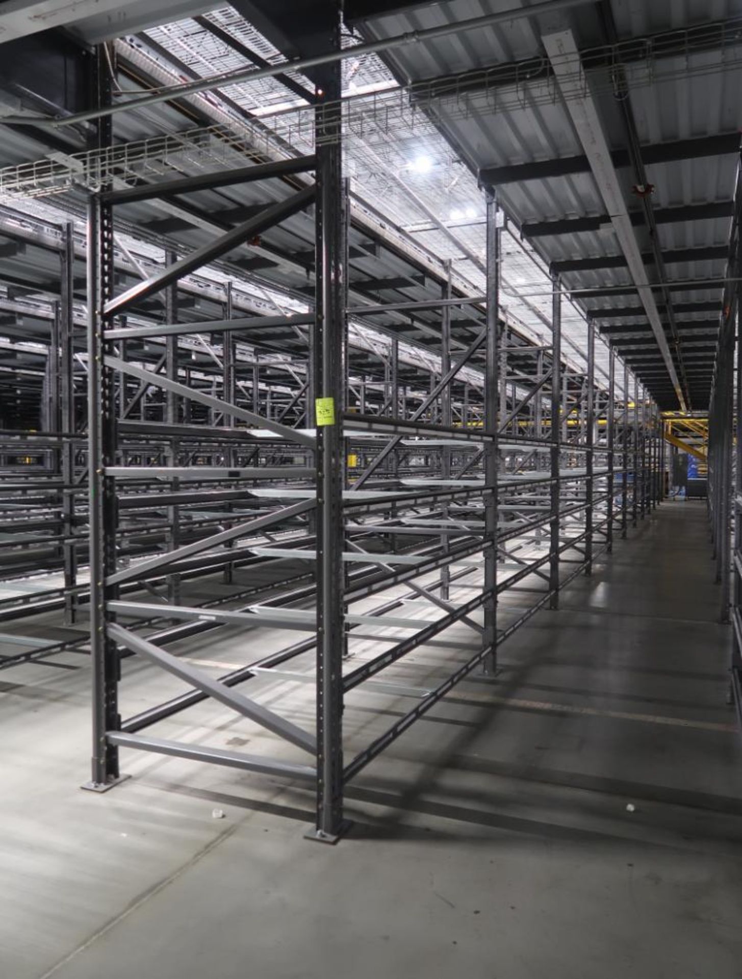 12) sections of pallet racking