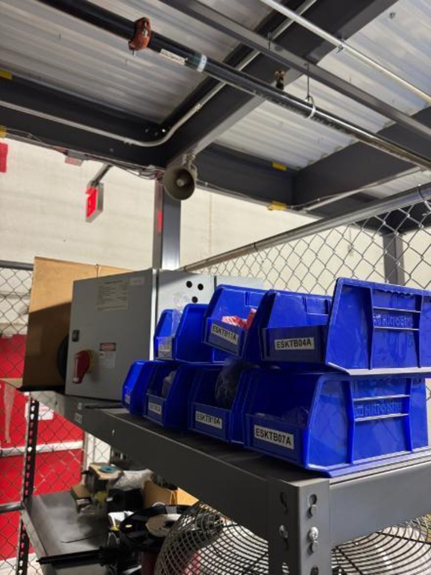 warehouse shelving unit w/ contents - Image 5 of 6