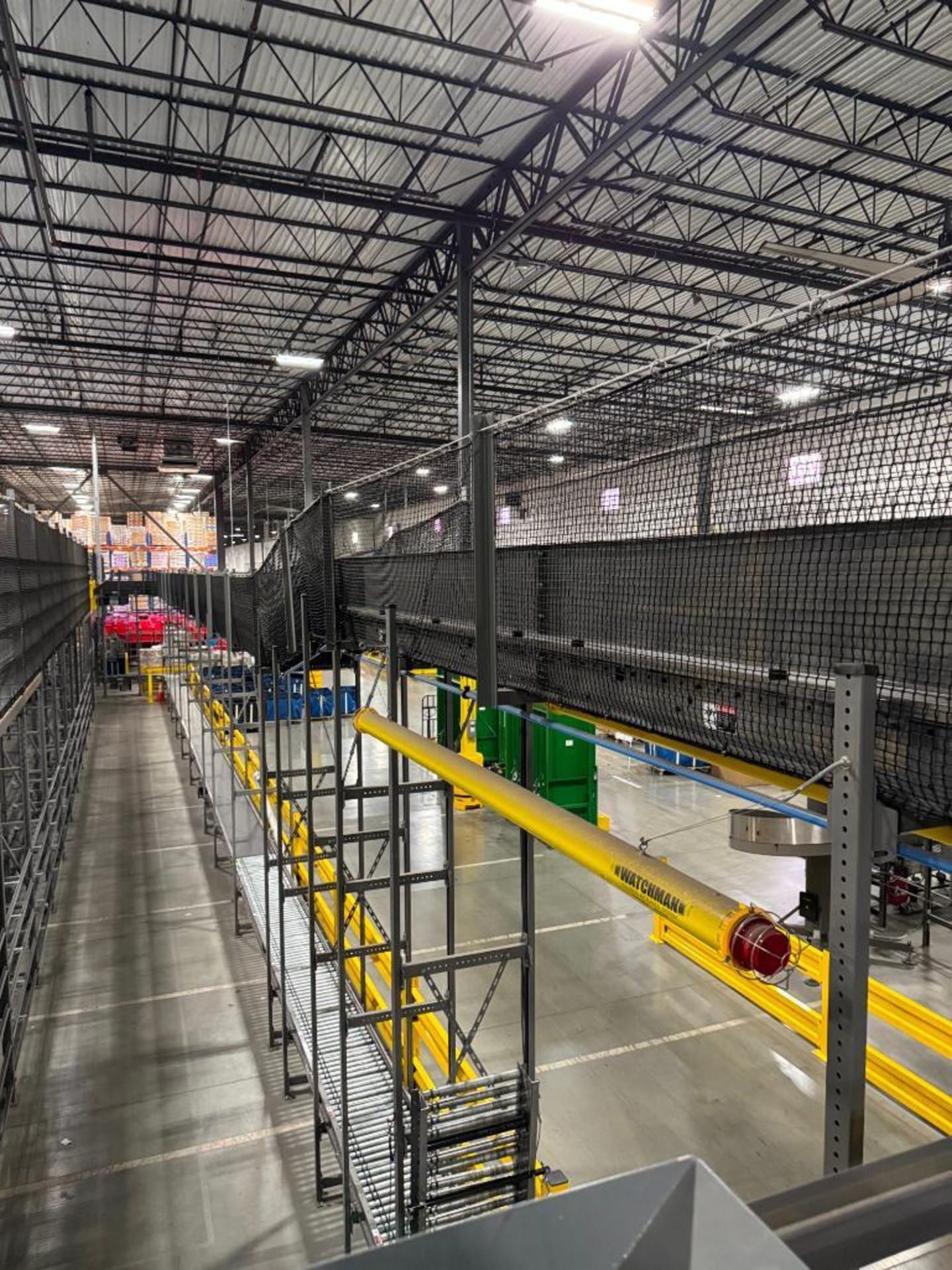 Invata conveyor belt on ~16' uprights - Image 2 of 5