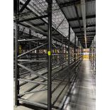 10) sections of pallet racking
