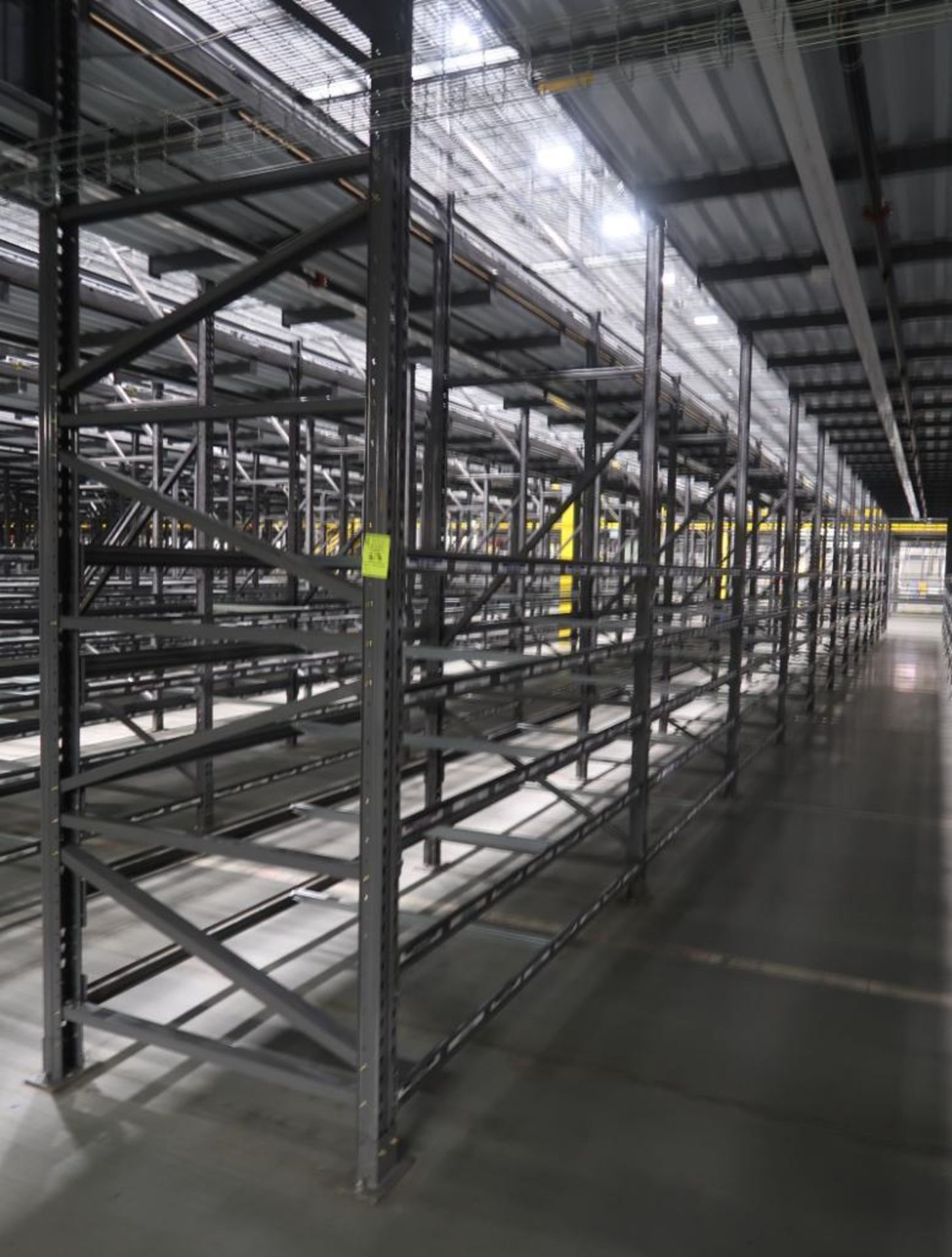12) sections of pallet racking