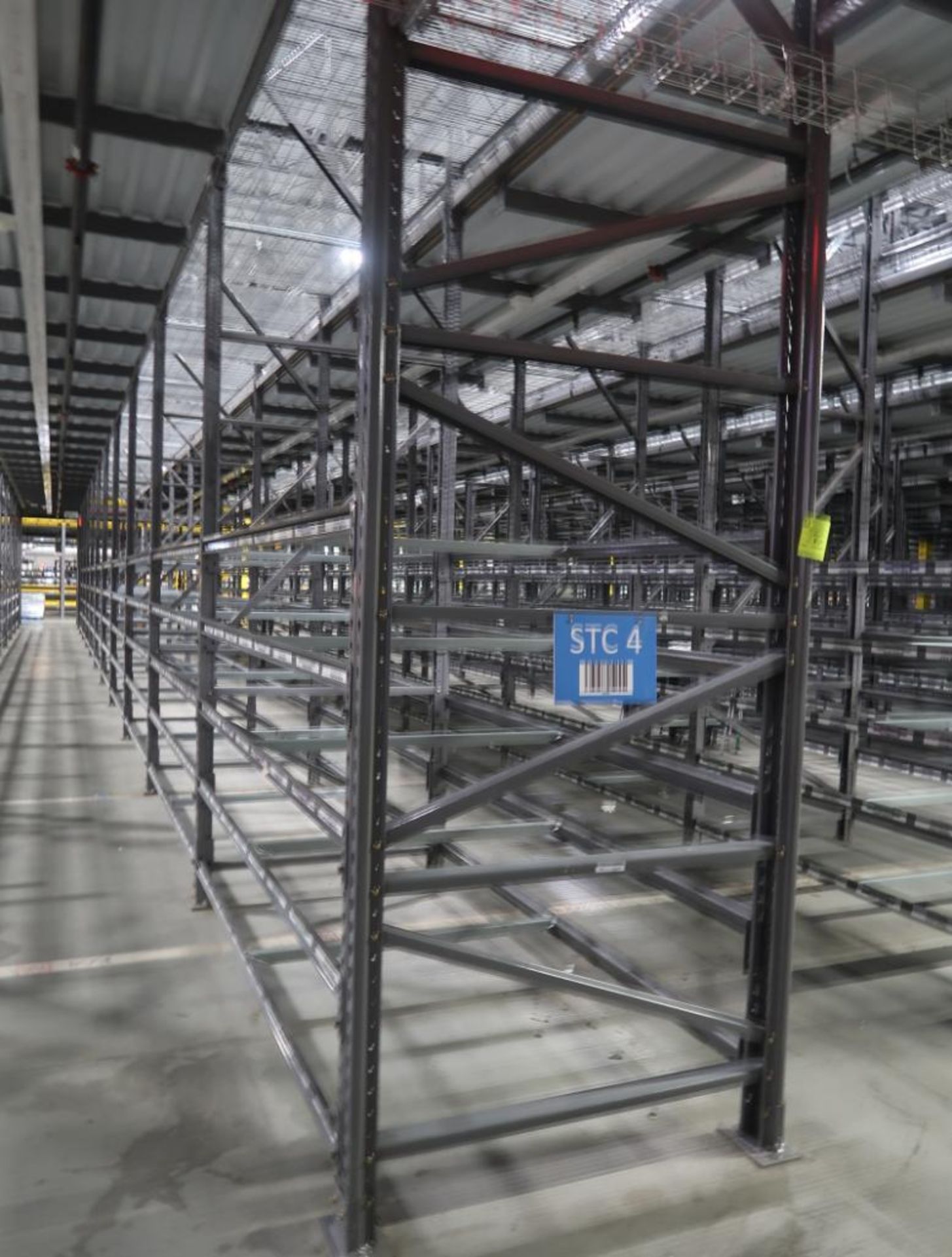12) sections of pallet racking