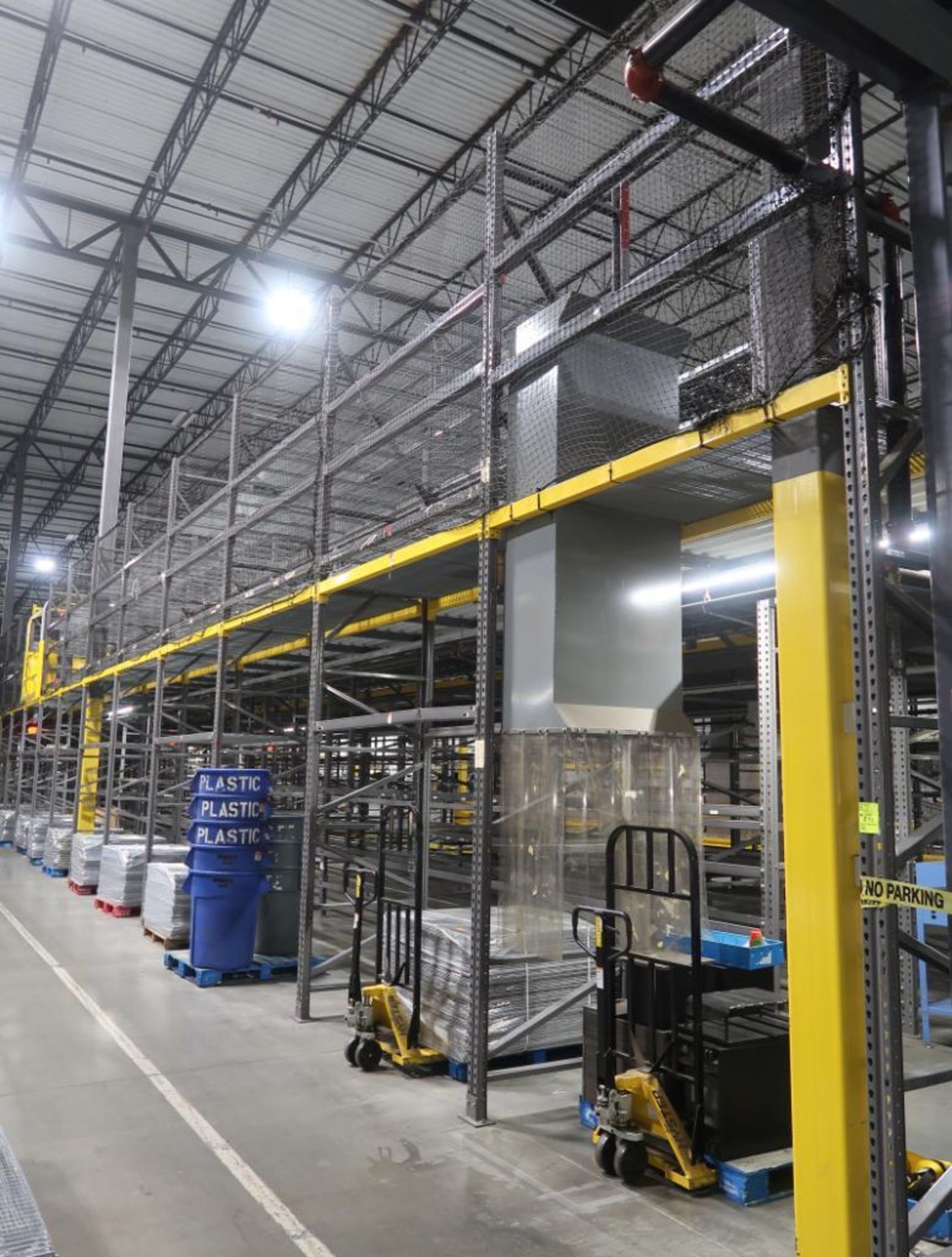 12) sections of pallet racking