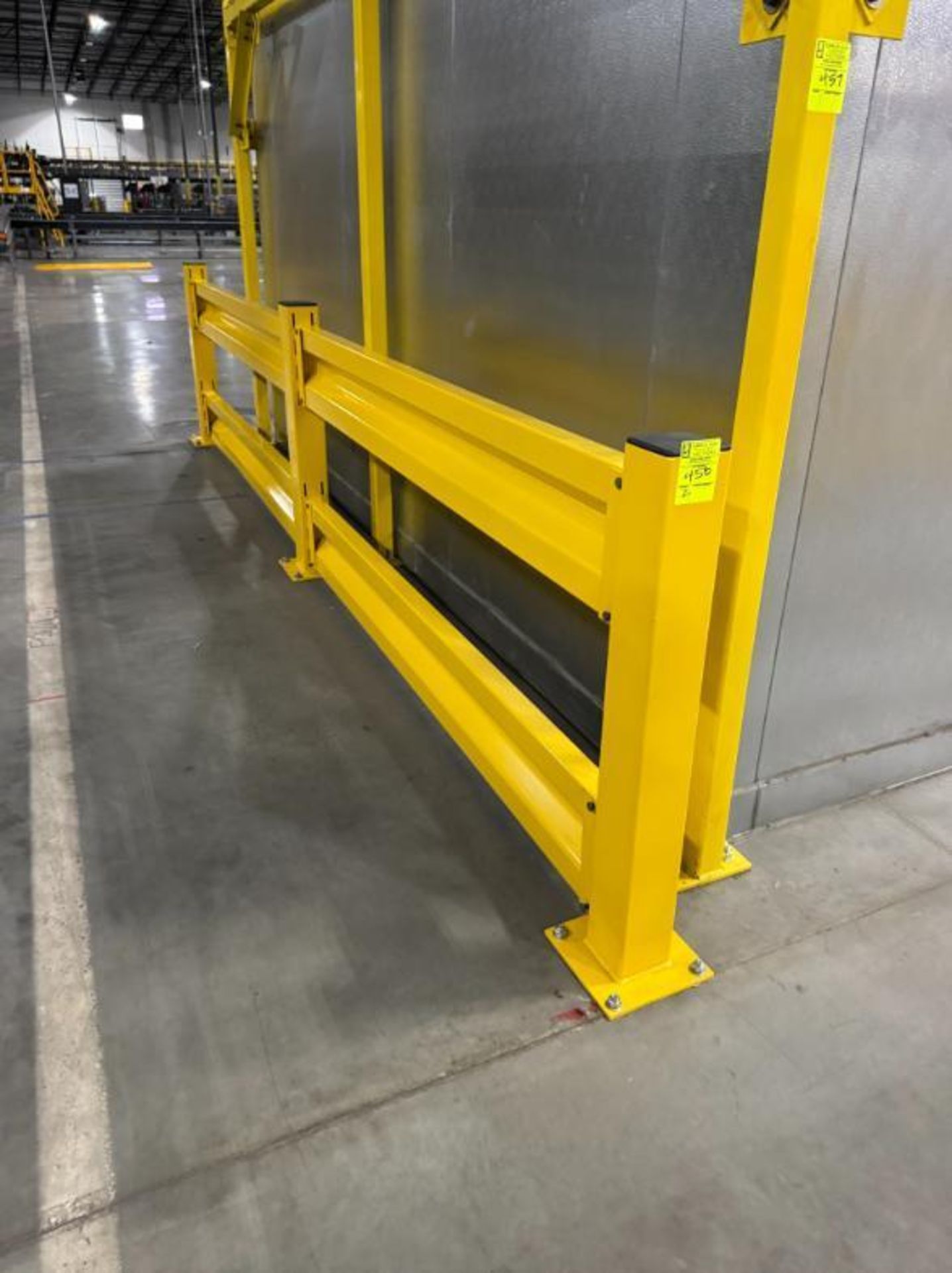 sections of warehouse divider fence