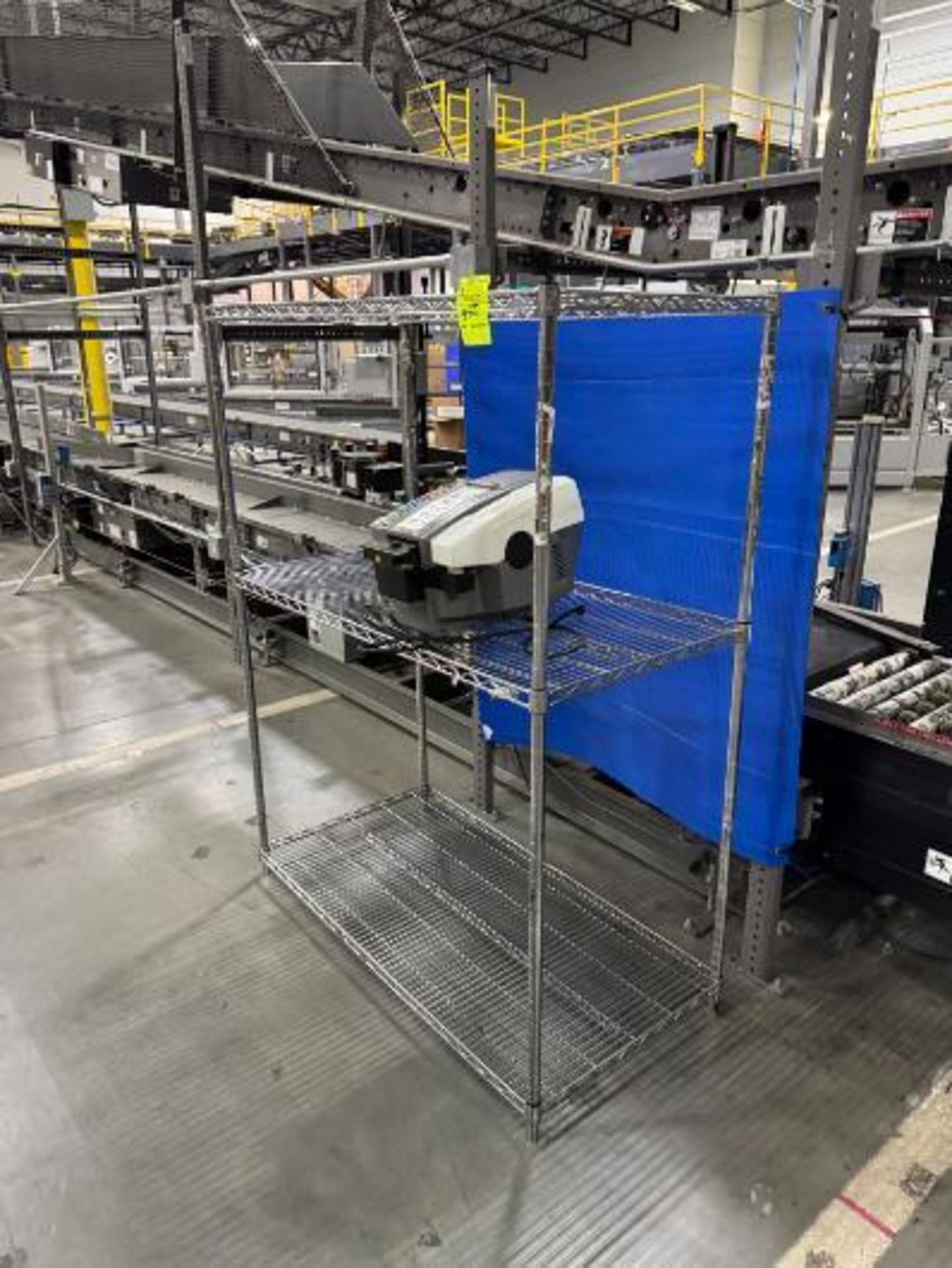 wire shelving unit w/ Better Pack box tape dispenser - Image 4 of 4