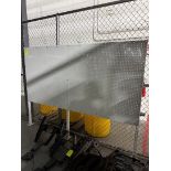 Duraboard pegboard on frame