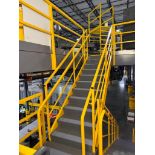 set of steel stairs