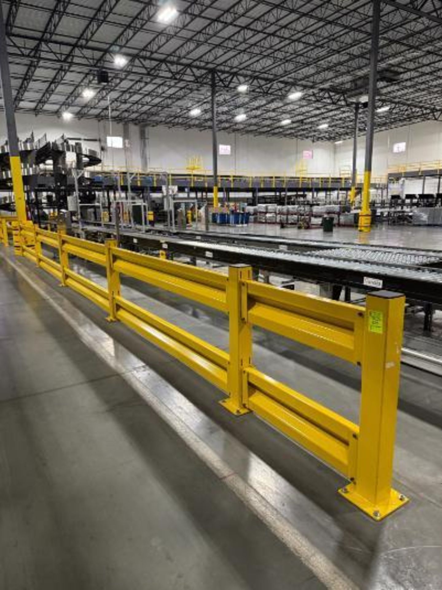 warehouse divider fence, 5) sections - Image 2 of 2
