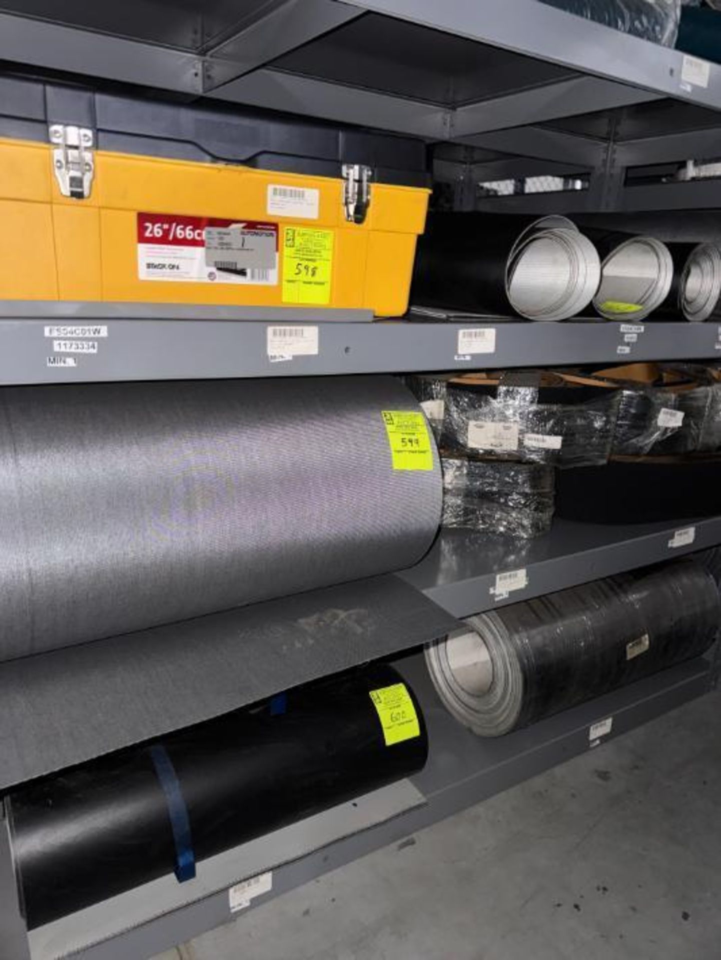 conveyor belt, 27 1/2" & 6" x .258 thick rough surface